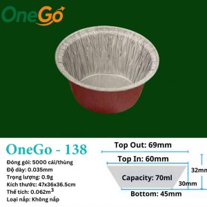 Hộp Nhôm Thực Phẩm 70ml