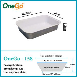 Hộp Nhôm Thực Phẩm 300ml