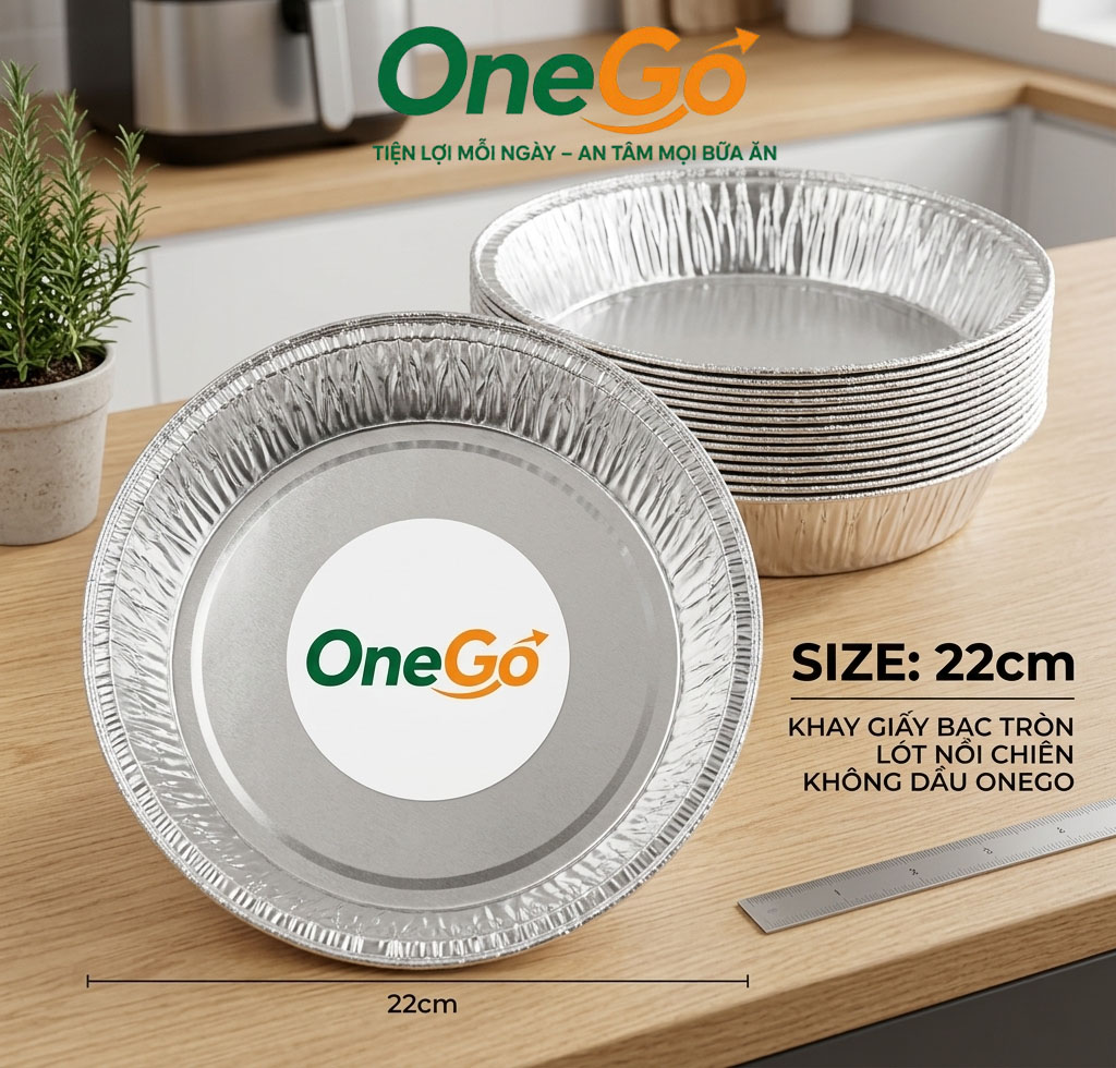 Khay lót nồi chiên không dầu size 22cm