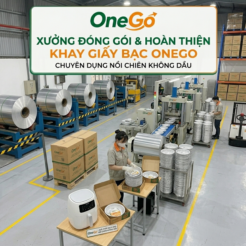 Nhà máy sản xuất khay lót nồi chiên không dầu