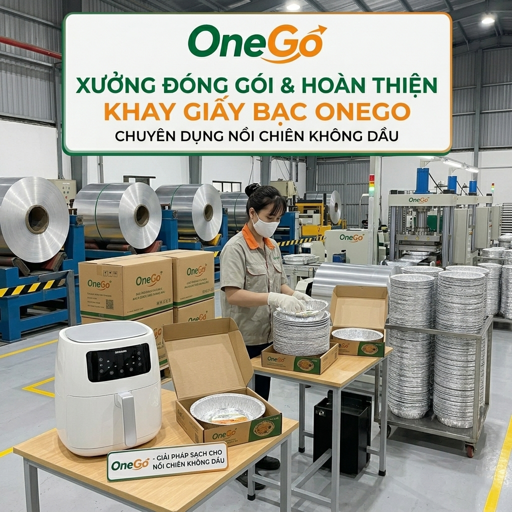 Nhà máy sản xuất khay lót nồi chiên không dầu