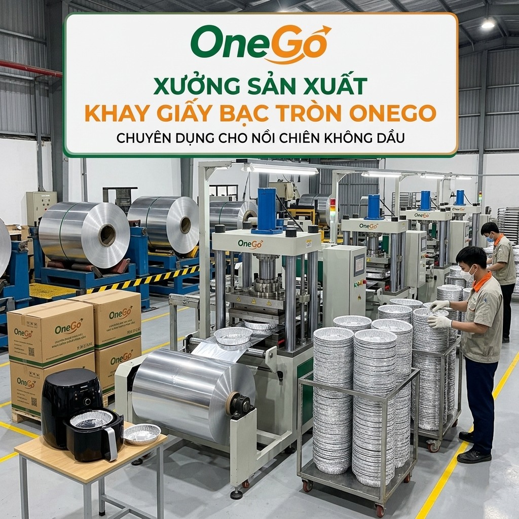 Nhà máy sản xuất khay lót nồi chiên không dầu