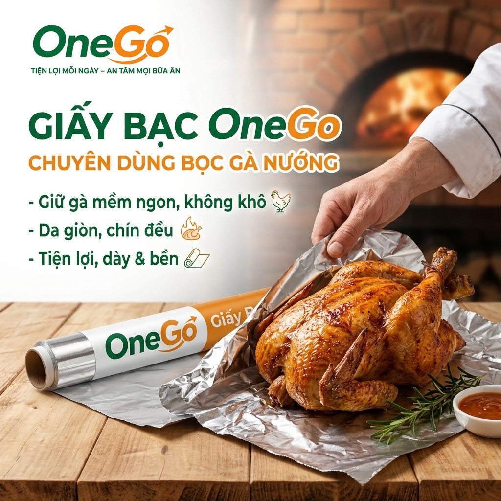 Gà nướng giấy bạc 