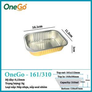 Hộp Nhôm Thực Phẩm 310ml
