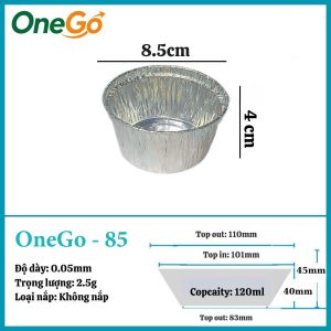 Hộp Nhôm Thực Phẩm 120ml