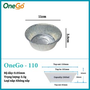 Hộp Nhôm Thực Phẩm 240ml