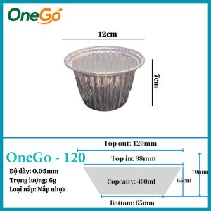 Hộp Nhôm Thực Phẩm 400ml