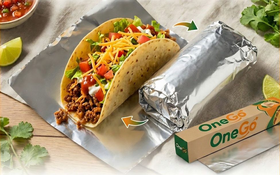 Giấy bạc gói bánh Tacos