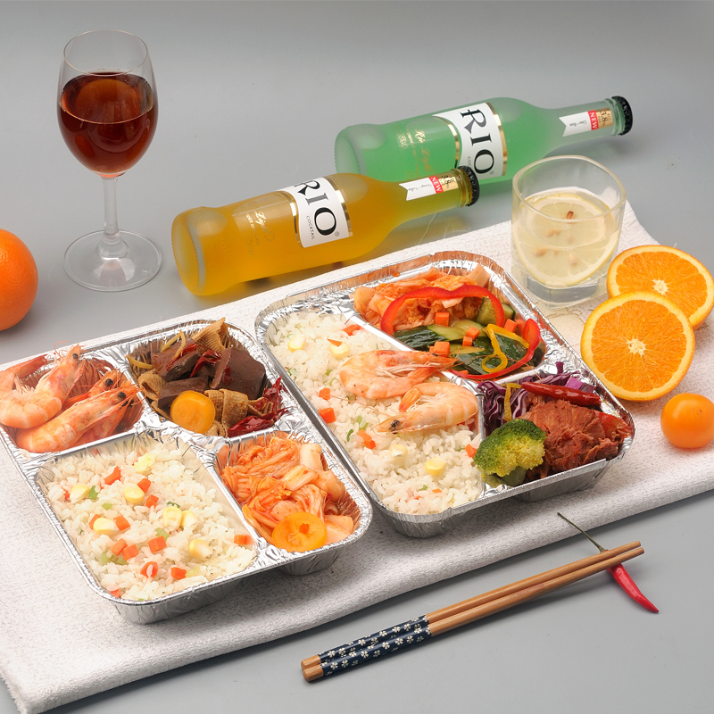 Khay nhôm chia ngăn dùng một lần OneGo