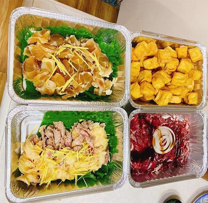 Khay nhôm đựng set lẩu OneGo