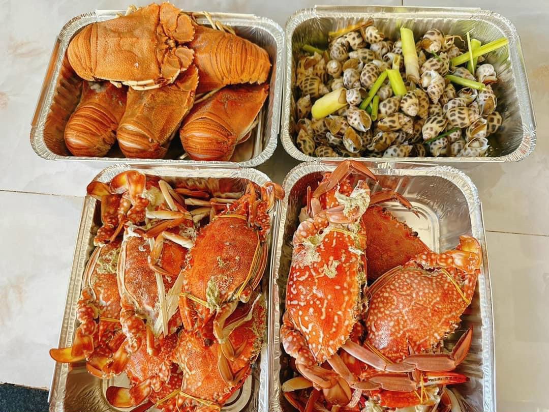 Khay nhôm đựng hải sản OneGo