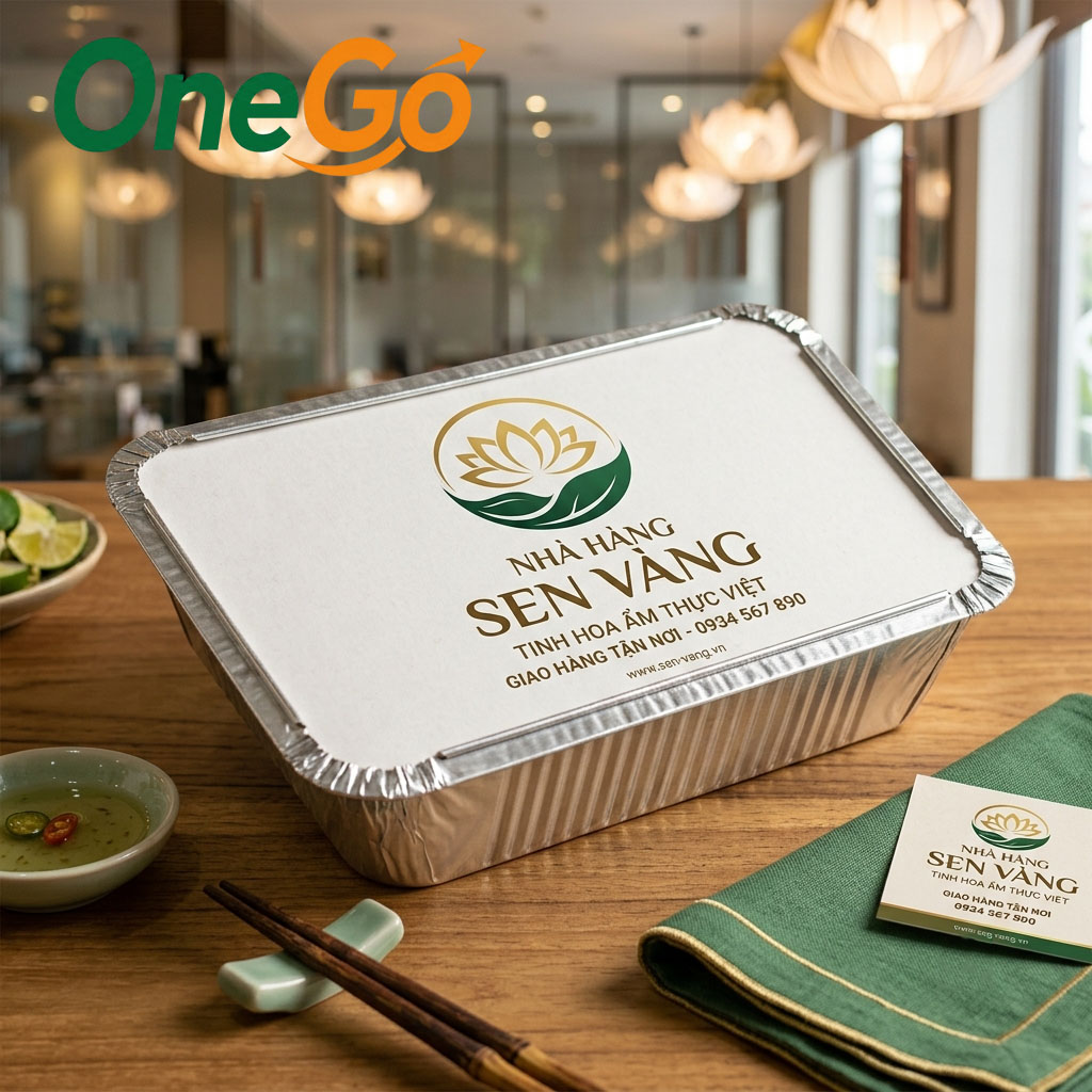 In nắp bìa khay nhôm