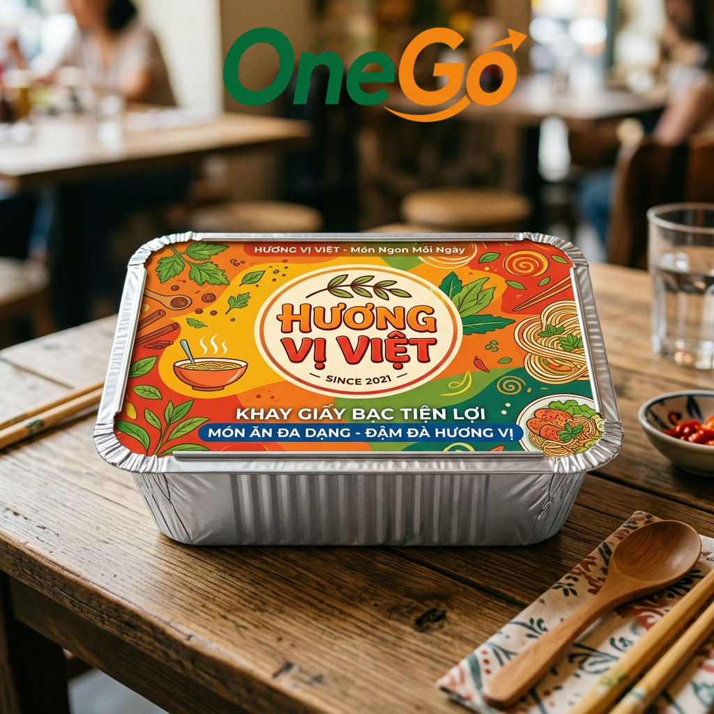 In nắp bìa khay nhôm