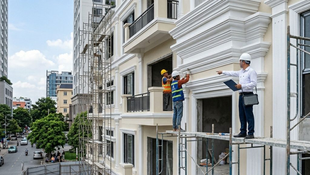 Phào chỉ EPS ngoại thất