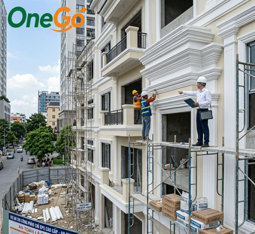 Phào chỉ EPS ngoại thất