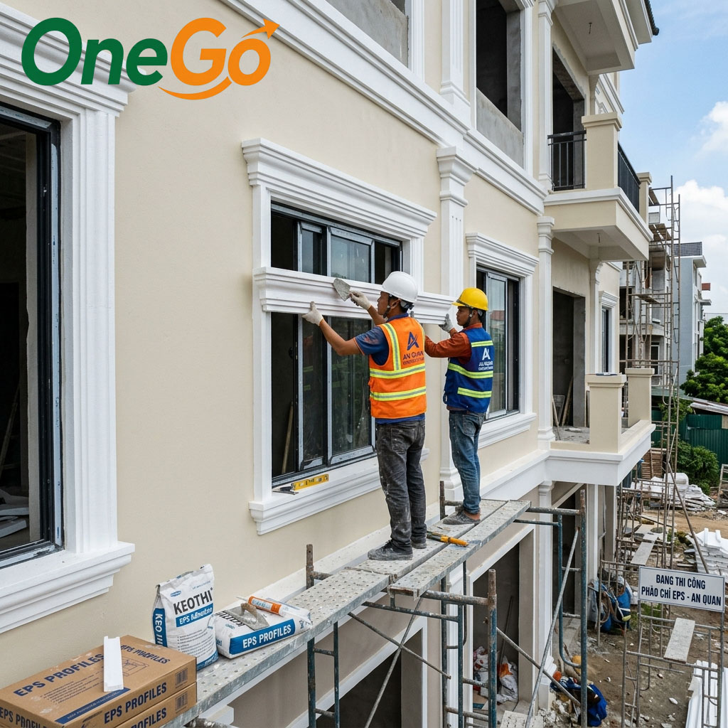 Phào chỉ EPS ngoại thất