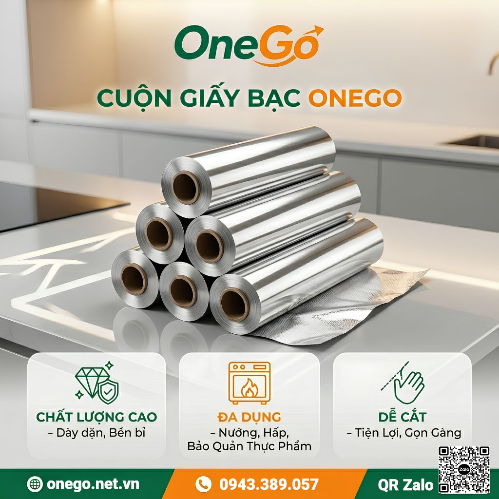 giấy bạc bọc thực phẩm dùng một lần