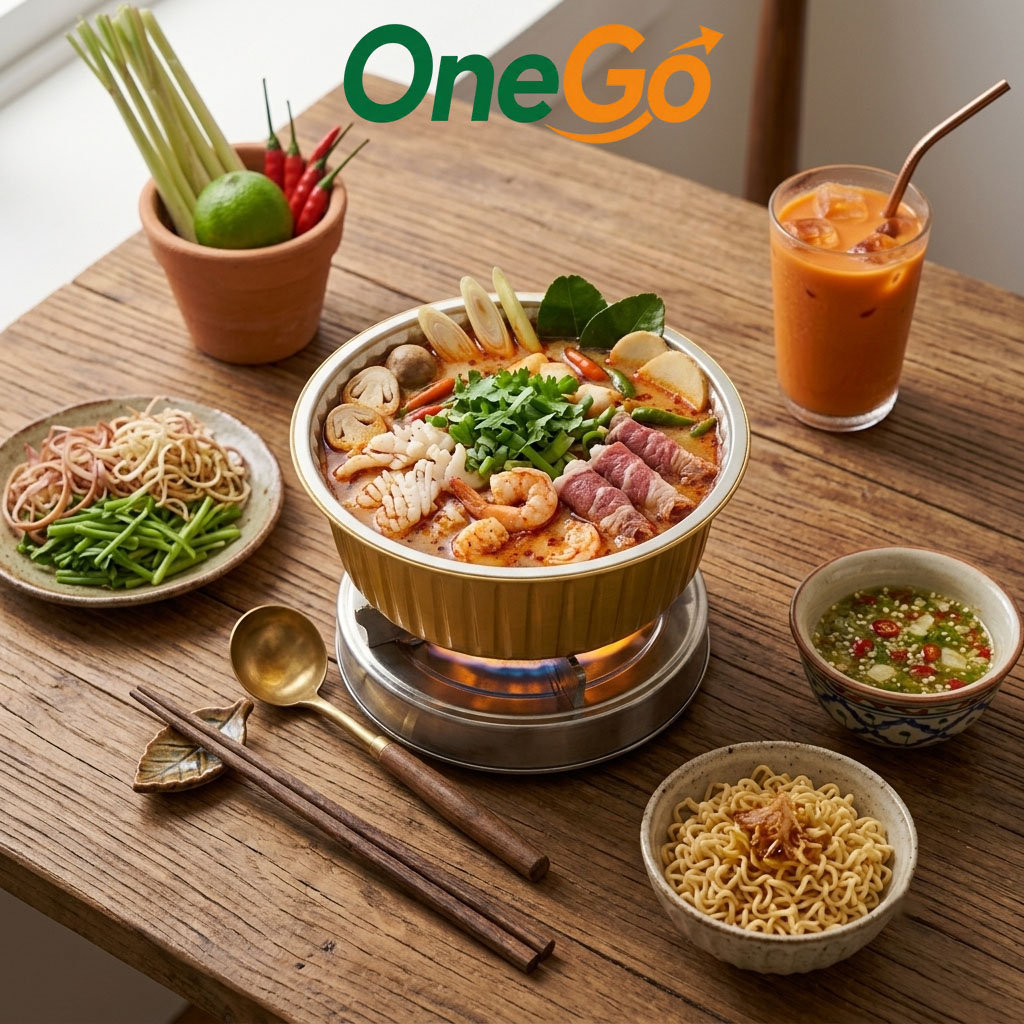 Tô nhôm tròn đựng lẩu
