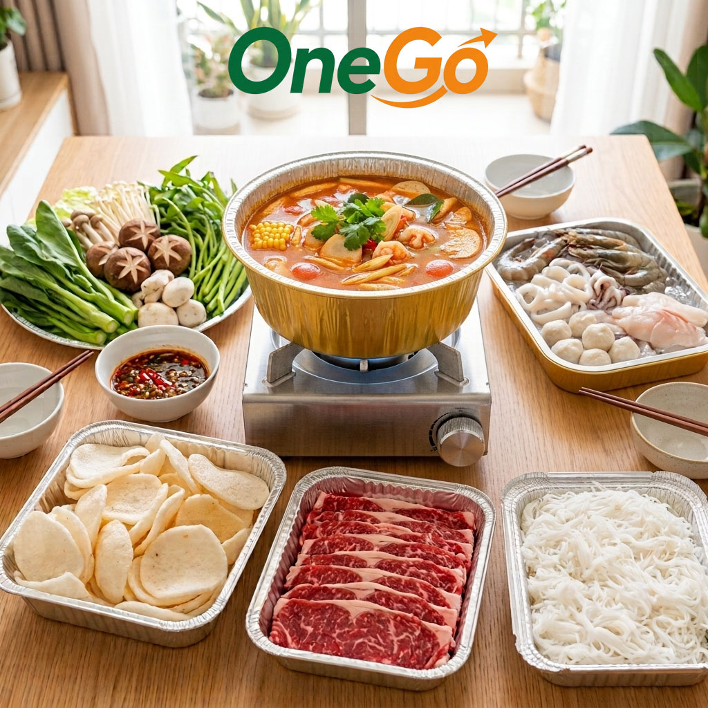 Tô nhôm tròn đựng lẩu