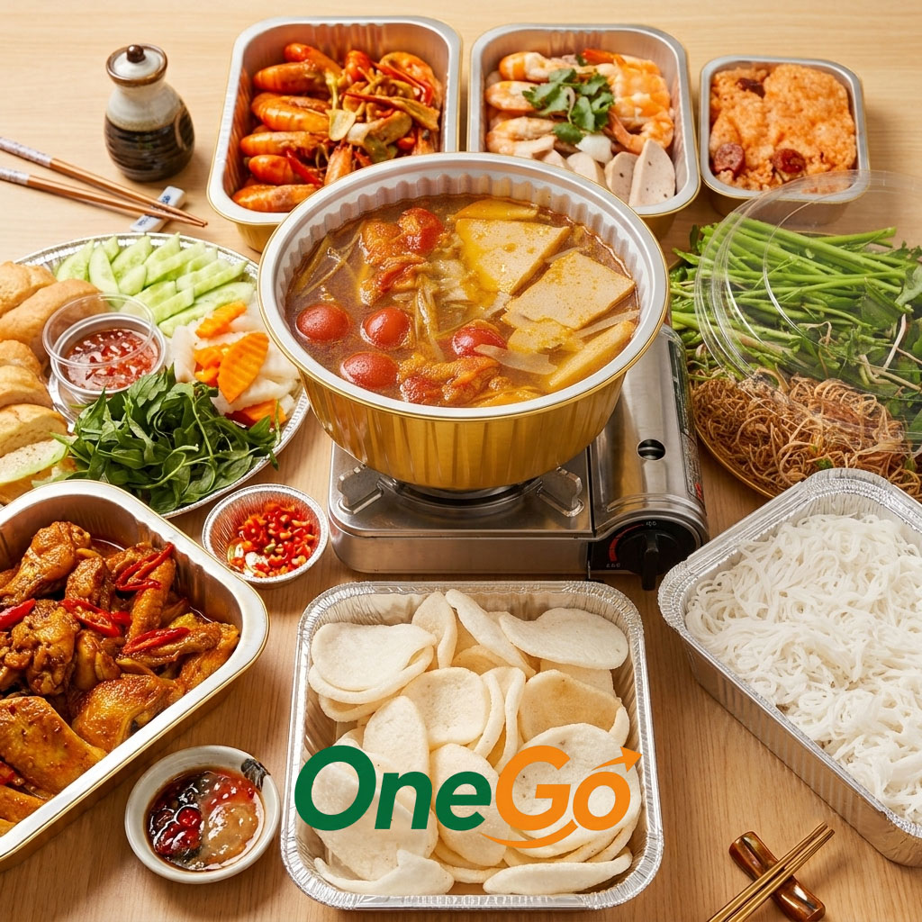 Tô nhôm tròn đựng lẩu