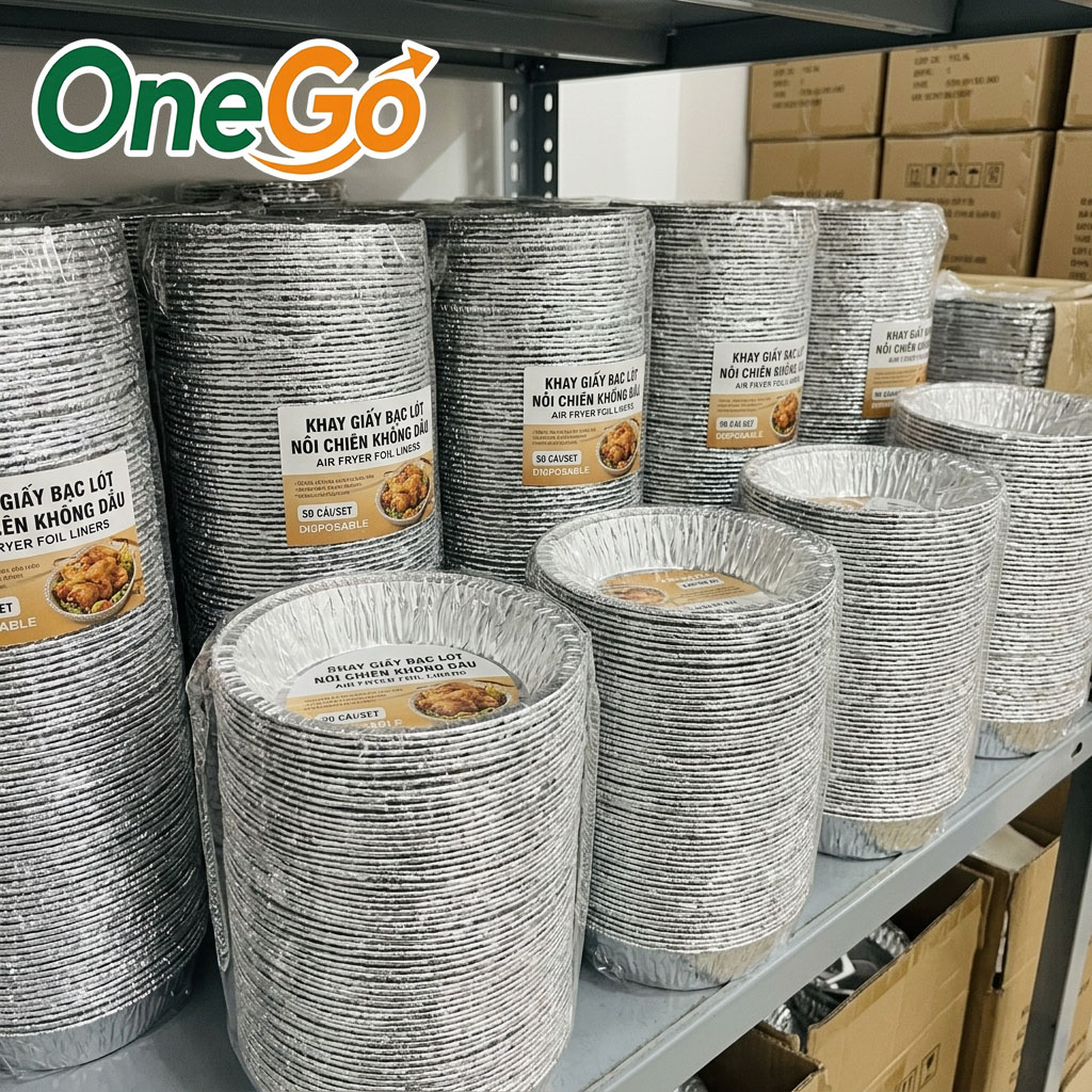 Mua khay giấy bạc lót nồi chiên không dầu tại Hà Nội
