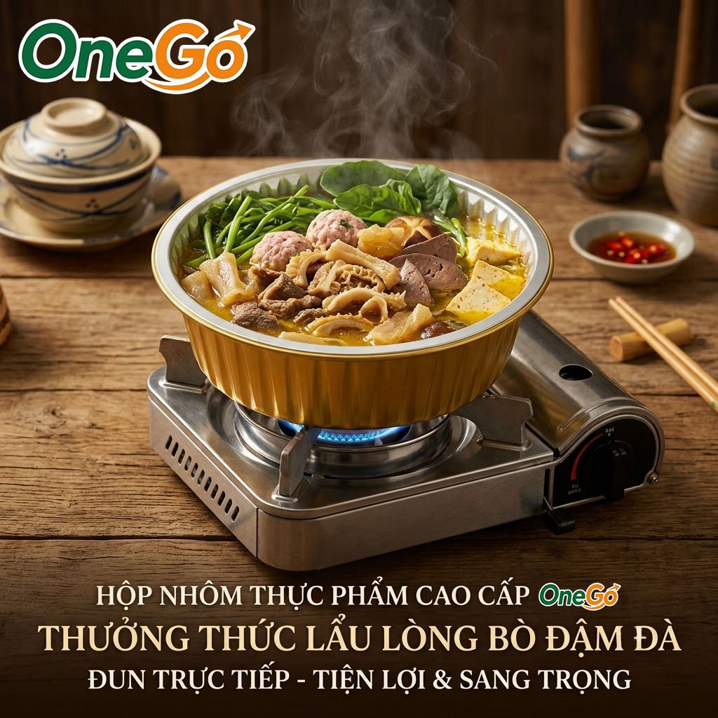 Hộp nhôm đựng lẩu lòng bò