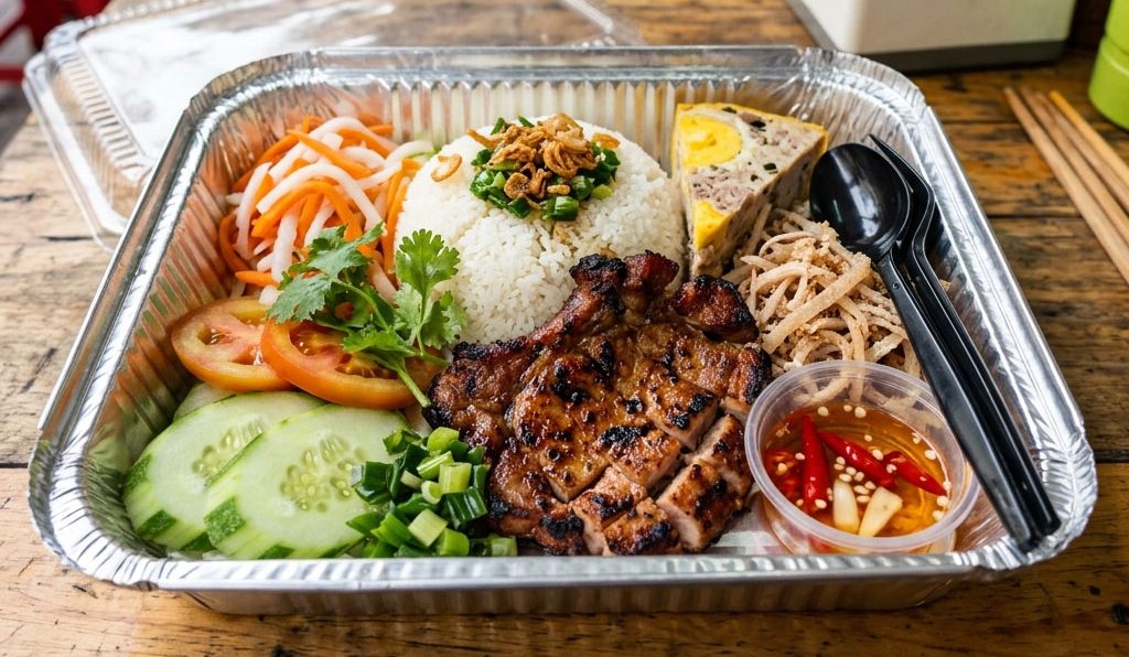 Hộp nhôm đựng cơm tấm