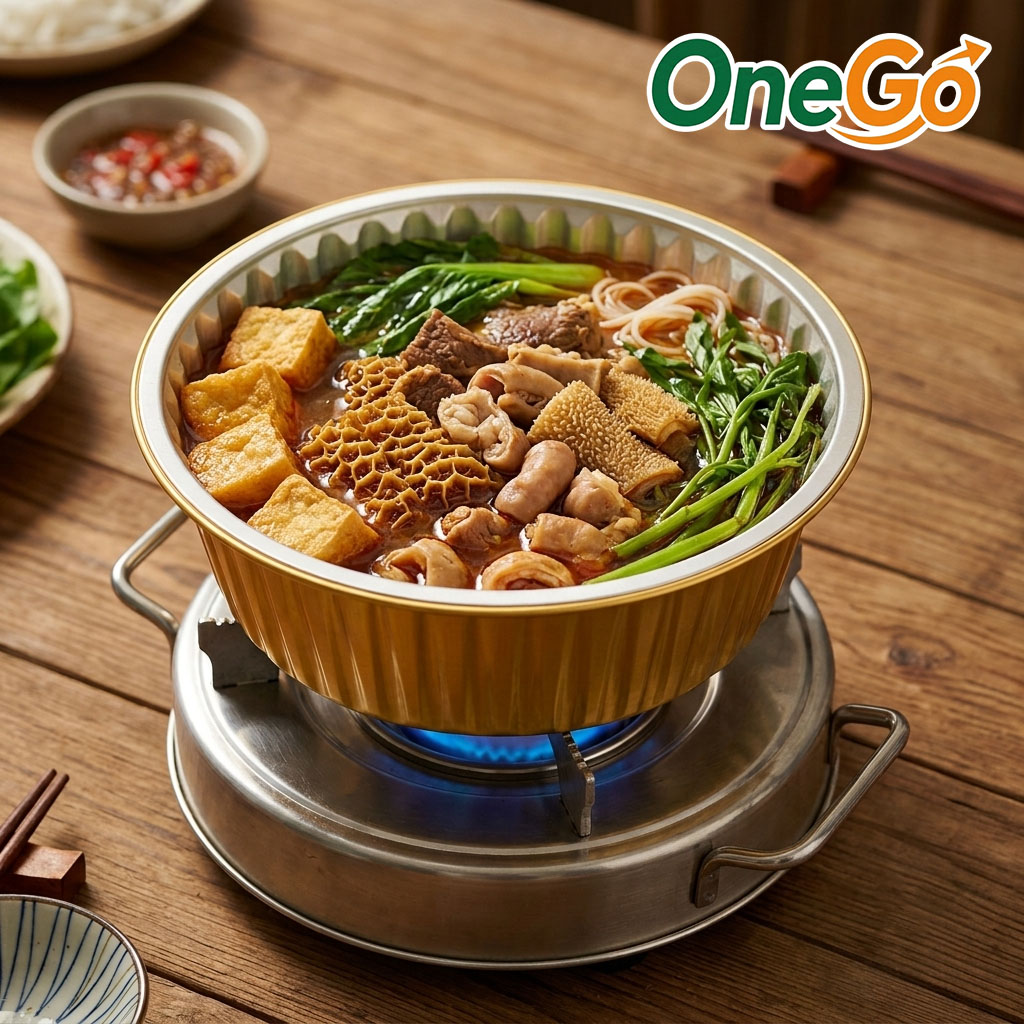 Hộp nhôm đựng lẩu lòng bò