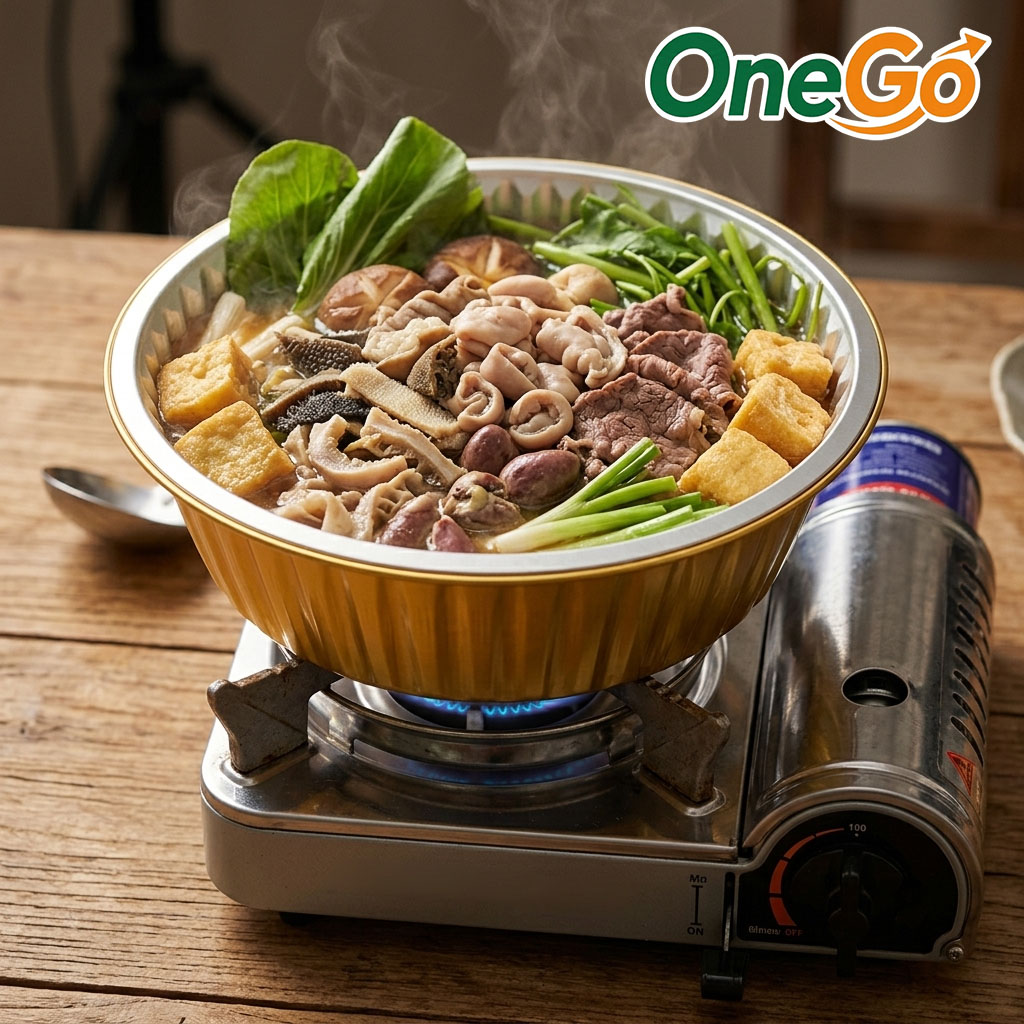 Hộp nhôm đựng lẩu lòng bò