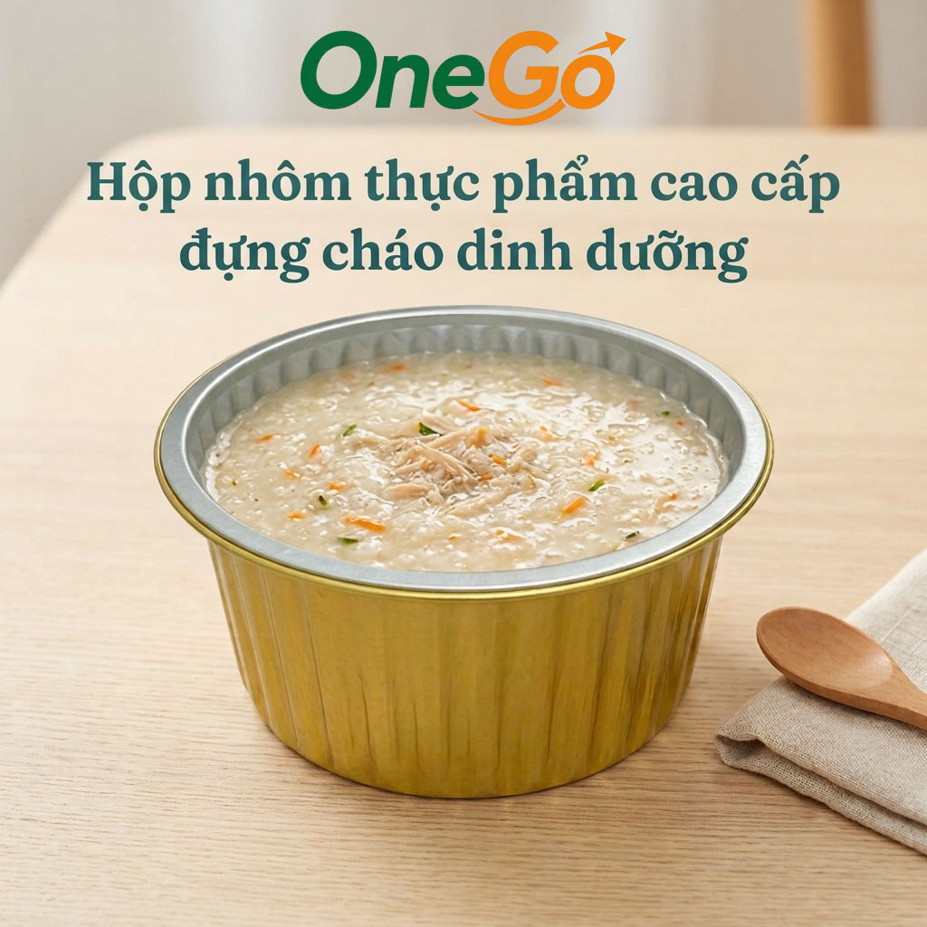 Hộp nhôm thực phẩm đựng cháo