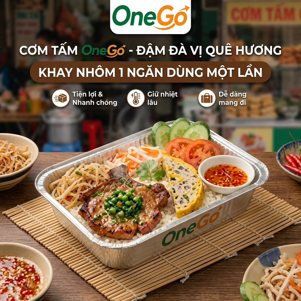 Hộp nhôm đựng cơm tấm