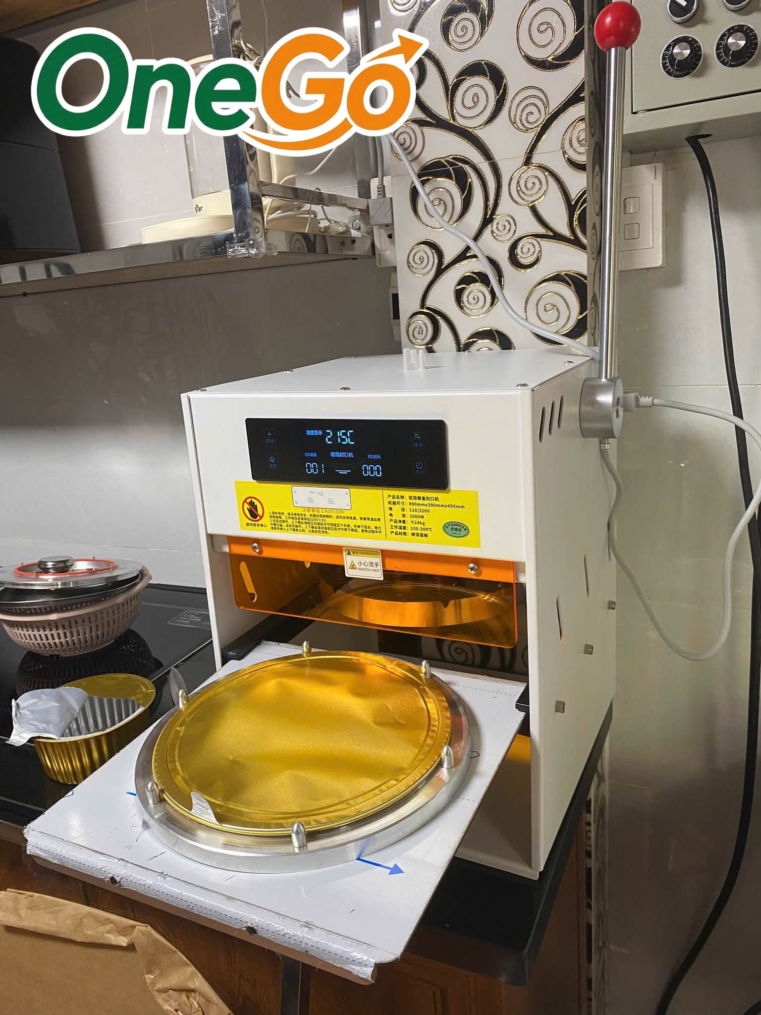 Máy ép nắp seal hộp nhôm thực phẩm